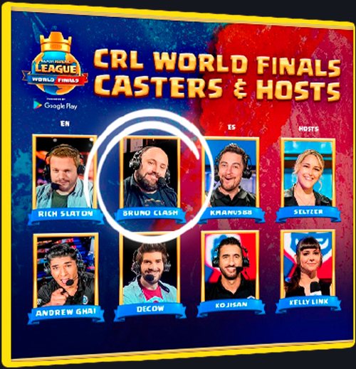 Caster oficial das CRL World Finals